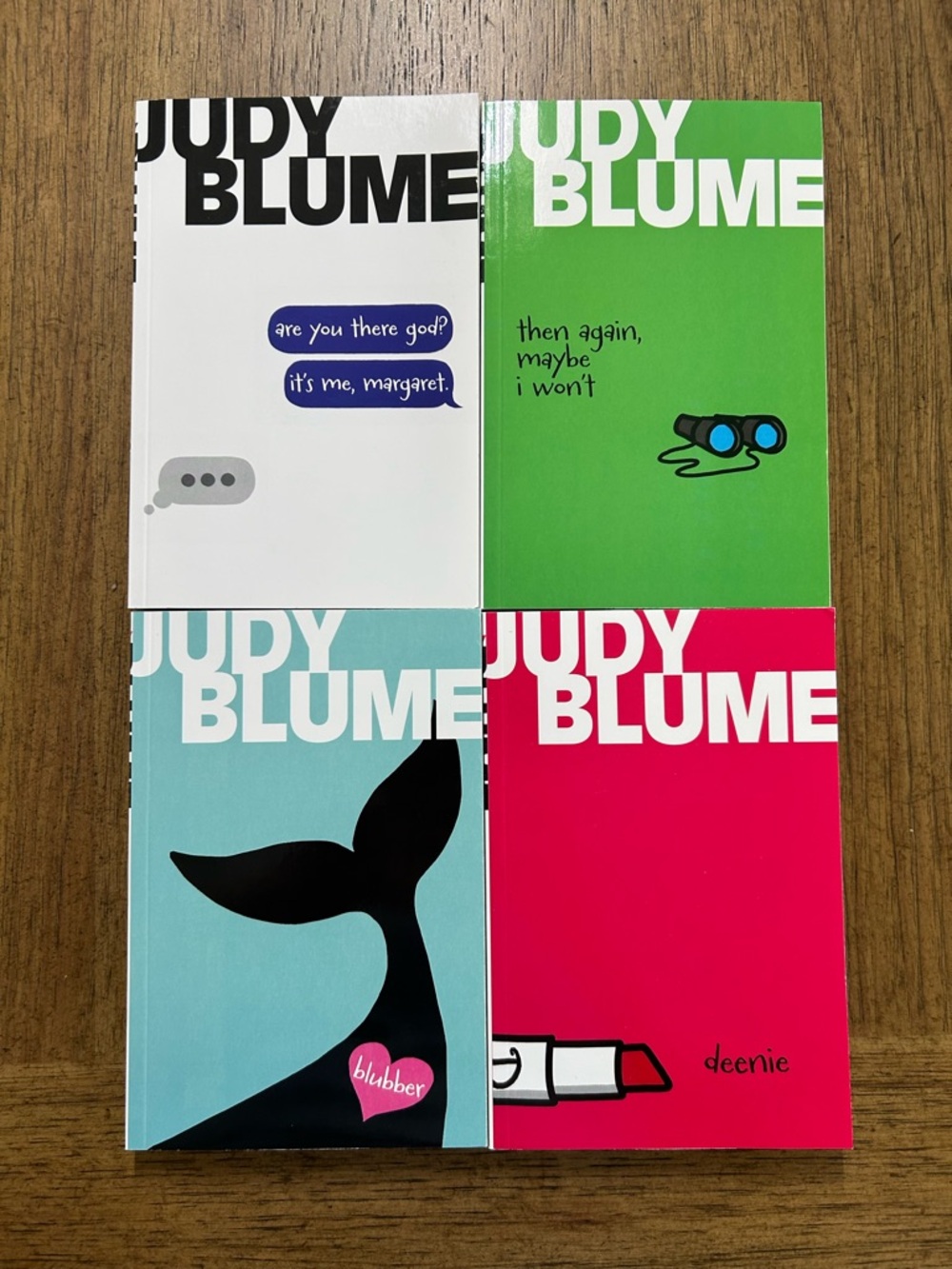 🆕 Judy Blume Paperback Books (Set of 4) - great for summer reading 📚 🏖️